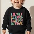 In My School Registrar Era Retro Back To School Graphic Toddler Sweatshirt