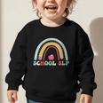 School SLP Rainbow Pencil Back To School Appreciation Graphic Toddler Sweatshirt