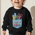 School Supplies In Pocket Back To School Boys Girls Graphic Toddler Sweatshirt