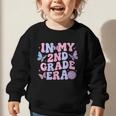 In My Second 2nd Grade Era Groovy Back To School Students Graphic Toddler Sweatshirt In My Second 2nd Grade Era Groovy Back To School Students Graphic Toddler Sweatshirt