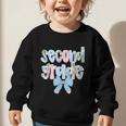 Second Grade Coquette Bow Pencil First Day Back To School Graphic Toddler Sweatshirt