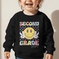 Second Grade Team Smile Face 2nd Grade Back To School Graphic Toddler Sweatshirt Second Grade Team Smile Face 2nd Grade Back To School Graphic Toddler Sweatshirt