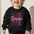 Senior 2025 Coquette Pink Bow Class Of 2025 Back To School Graphic Toddler Sweatshirt Senior 2025 Coquette Pink Bow Class Of 2025 Back To School Graphic Toddler Sweatshirt