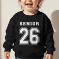 Senior 26 Class Of 2026 Front Back Grad Back To School Graphic Toddler Sweatshirt