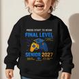 Senior Class Of 2027 Back To School Gamer Senior 2027 Graphic Toddler Sweatshirt