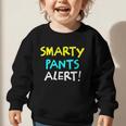 Smarty Pants Alert Nerd & Kids Back To School Graphic Toddler Sweatshirt