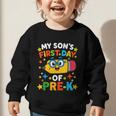 My Son's First Day Of Pre-K Back To School Kids Graphic Toddler Sweatshirt