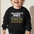 Sports Management Major For Back To School Graphic Toddler Sweatshirt Sports Management Major For Back To School Graphic Toddler Sweatshirt