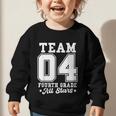 Team 4th Grade All-Stars Back To School Sports Jersey Graphic Toddler Sweatshirt