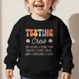Testing Crew Appreciation Week Back To School Graphic Toddler Sweatshirt Testing Crew Appreciation Week Back To School Graphic Toddler Sweatshirt