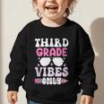 Third Grade 3rd Vibes Only Back To School Student Girl Graphic Toddler Sweatshirt Third Grade 3rd Vibes Only Back To School Student Girl Graphic Toddler Sweatshirt
