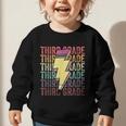 Third Grade Lightning Bolt Pencil 1st Day Of Back To School Graphic Toddler Sweatshirt Third Grade Lightning Bolt Pencil 1st Day Of Back To School Graphic Toddler Sweatshirt