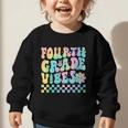 Tie Dye 4th Grade Vibes Fourth Grade Retro Back To School Graphic Toddler Sweatshirt Tie Dye 4th Grade Vibes Fourth Grade Retro Back To School Graphic Toddler Sweatshirt