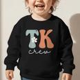 TK Crew Groovy Women Appreciation Day Hello Back To School Graphic Toddler Sweatshirt