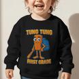 Tung Tung Sahur First Grade Italian Brainrot Back To School Graphic Toddler Sweatshirt Tung Tung Sahur First Grade Italian Brainrot Back To School Graphic Toddler Sweatshirt