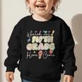 Watch Out Fifth Grade Here I Come Back To School 5th Grade Graphic Toddler Sweatshirt