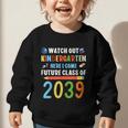 Watch Out Kindergarten Here I Come Shirts Back To School Graphic Toddler Sweatshirt Watch Out Kindergarten Here I Come Shirts Back To School Graphic Toddler Sweatshirt