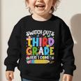 Watch Out Third Grade Here I Come Back To School Girls Kids Graphic Toddler Sweatshirt Watch Out Third Grade Here I Come Back To School Girls Kids Graphic Toddler Sweatshirt
