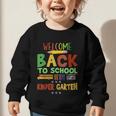 Welcome Back To School Kinder Garten First Day Of School Kid Graphic Toddler Sweatshirt Welcome Back To School Kinder Garten First Day Of School Kid Graphic Toddler Sweatshirt