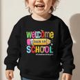 Welcome Back To School School Secretary Life Leopard Graphic Toddler Sweatshirt Welcome Back To School School Secretary Life Leopard Graphic Toddler Sweatshirt