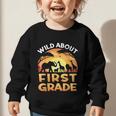 Wild About First Grade Zoo Animals Back To School Safari Graphic Toddler Sweatshirt Wild About First Grade Zoo Animals Back To School Safari Graphic Toddler Sweatshirt