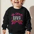 Women's 5th Grade Diva Back To School Fifth Grade For Girls Graphic Toddler Sweatshirt