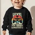 Women's Level 7th Grade Unlocked Back To School 7th Grade Boys Graphic Toddler Sweatshirt