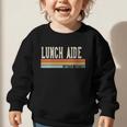 Women's Lunch Aide Week Retro Vintage Back To School Day Graphic Toddler Sweatshirt