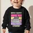 World's Okayest Student Fun Back To School & New Term Graphic Toddler Sweatshirt World's Okayest Student Fun Back To School & New Term Graphic Toddler Sweatshirt