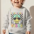 1st Grade Vibes Smile Face Back To School First Grade Graphic Toddler Sweatshirt 1st Grade Vibes Smile Face Back To School First Grade Graphic Toddler Sweatshirt