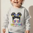 2nd Grade Vibes Messy Hair Bun Girl Back To School First Day Graphic Toddler Sweatshirt 2nd Grade Vibes Messy Hair Bun Girl Back To School First Day Graphic Toddler Sweatshirt