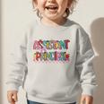 Assistant Principal Coquette Bow Pencil Cute Back To School Graphic Toddler Sweatshirt Assistant Principal Coquette Bow Pencil Cute Back To School Graphic Toddler Sweatshirt
