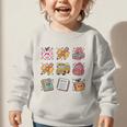 Back To School Coquette Bow First Day Of School Toddler Girl Graphic Toddler Sweatshirt