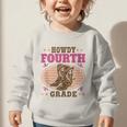 Back To School Howdy Fourth Grade Girls Graphic Toddler Sweatshirt Back To School Howdy Fourth Grade Girls Graphic Toddler Sweatshirt
