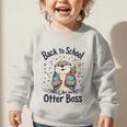 Back To School Like An Otter Boss Cute First Day Of School Graphic Toddler Sweatshirt