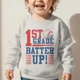 Baseball 1st Grade Back To School 1st Grade Batter Up Graphic Toddler Sweatshirt Baseball 1st Grade Back To School 1st Grade Batter Up Graphic Toddler Sweatshirt