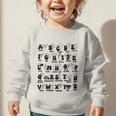 Biblical Alphabet Religious Christian Kids Back To School Graphic Toddler Sweatshirt
