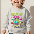 Bruh We Back Third Grade Cute Frog Back To School Graphic Toddler Sweatshirt