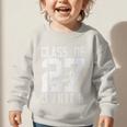 Class Of 2027 Junior High Schooler 11th Grade Back To School Graphic Toddler Sweatshirt