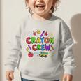 Crayon Crew Cute Back To School Graphic Toddler Sweatshirt Crayon Crew Cute Back To School Graphic Toddler Sweatshirt