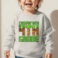 Creepin’ Into 4th Grade Kids Boy Gamer Pixel Back To School Performance Graphic Toddler Sweatshirt