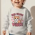 Cute Cat 2nd Grade Vibes Back To School Second Grade Girls Graphic Toddler Sweatshirt Cute Cat 2nd Grade Vibes Back To School Second Grade Girls Graphic Toddler Sweatshirt