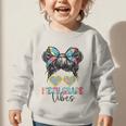 Fifth Grade Vibes Messy Hair Bun Girl Back To School 5th Graphic Toddler Sweatshirt Fifth Grade Vibes Messy Hair Bun Girl Back To School 5th Graphic Toddler Sweatshirt