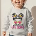 First Day Of 6th Grade Messy Hair Bun Girl Back To School Graphic Toddler Sweatshirt First Day Of 6th Grade Messy Hair Bun Girl Back To School Graphic Toddler Sweatshirt