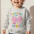 First Day Of Pre-K Girls Coquette Bow Back To School Kids Graphic Toddler Sweatshirt