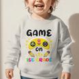 Game On 1st Grade Cute Video Gamer Back To School 2026 Kids Graphic Toddler Sweatshirt