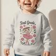 Girls Back To School Cappuccina Italian Brainrot First Grade Graphic Toddler Sweatshirt Girls Back To School Cappuccina Italian Brainrot First Grade Graphic Toddler Sweatshirt