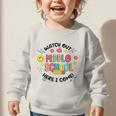 Groovy Watch Out Middle School Here I Come Back To School Graphic Toddler Sweatshirt