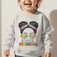 Hello Preschool Messy Bun Tie Dye Back To School Girls Kids Graphic Toddler Sweatshirt Hello Preschool Messy Bun Tie Dye Back To School Girls Kids Graphic Toddler Sweatshirt