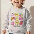 Hello Sixth 6th Grade Back To School Coquette Bow Girls Graphic Toddler Sweatshirt Hello Sixth 6th Grade Back To School Coquette Bow Girls Graphic Toddler Sweatshirt